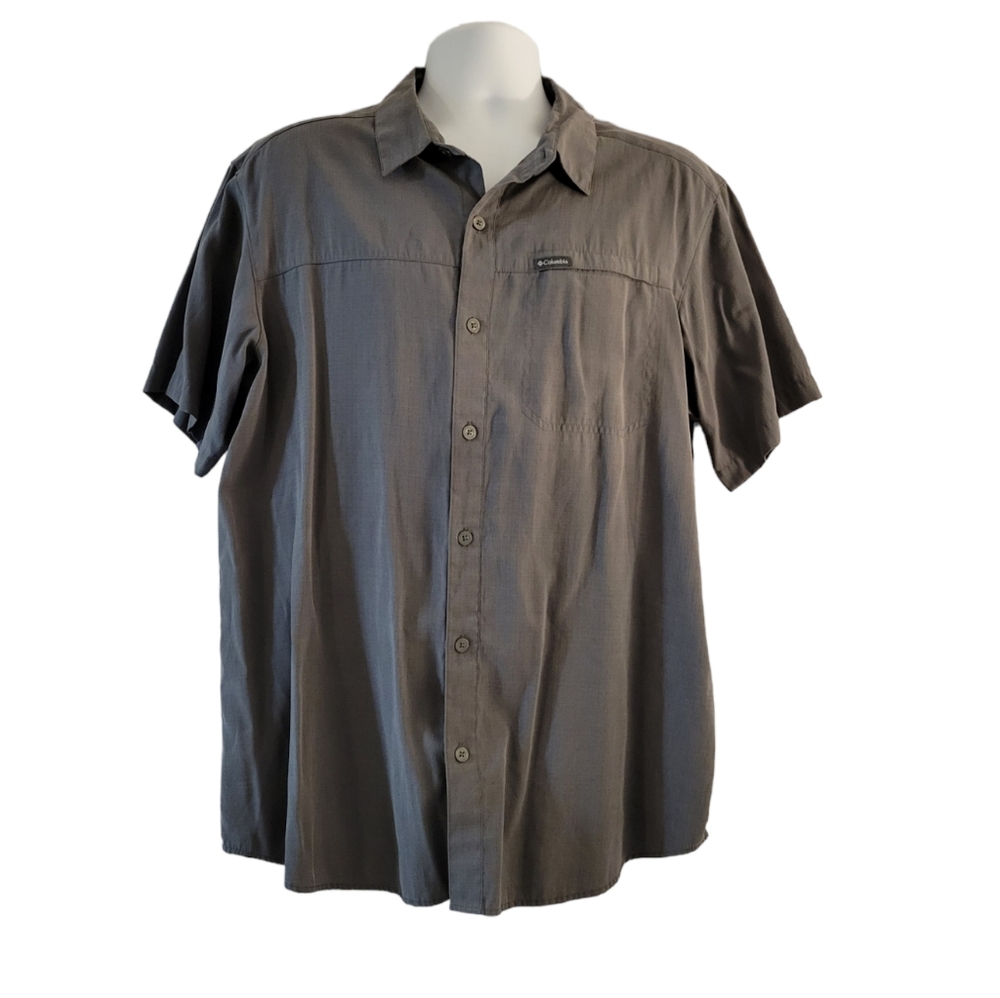 Columbia Button Front Shirt Size Large
